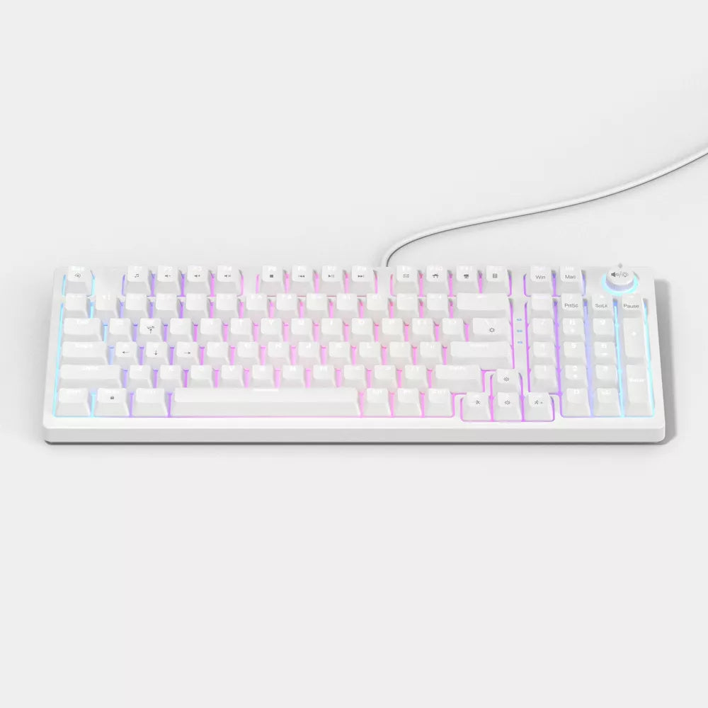 Full Size Wired Mechanical Keyboard With RGB Backlight