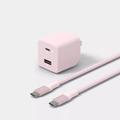 25W Dual-Port Home Charging Kit With 6FT USB-C Cable