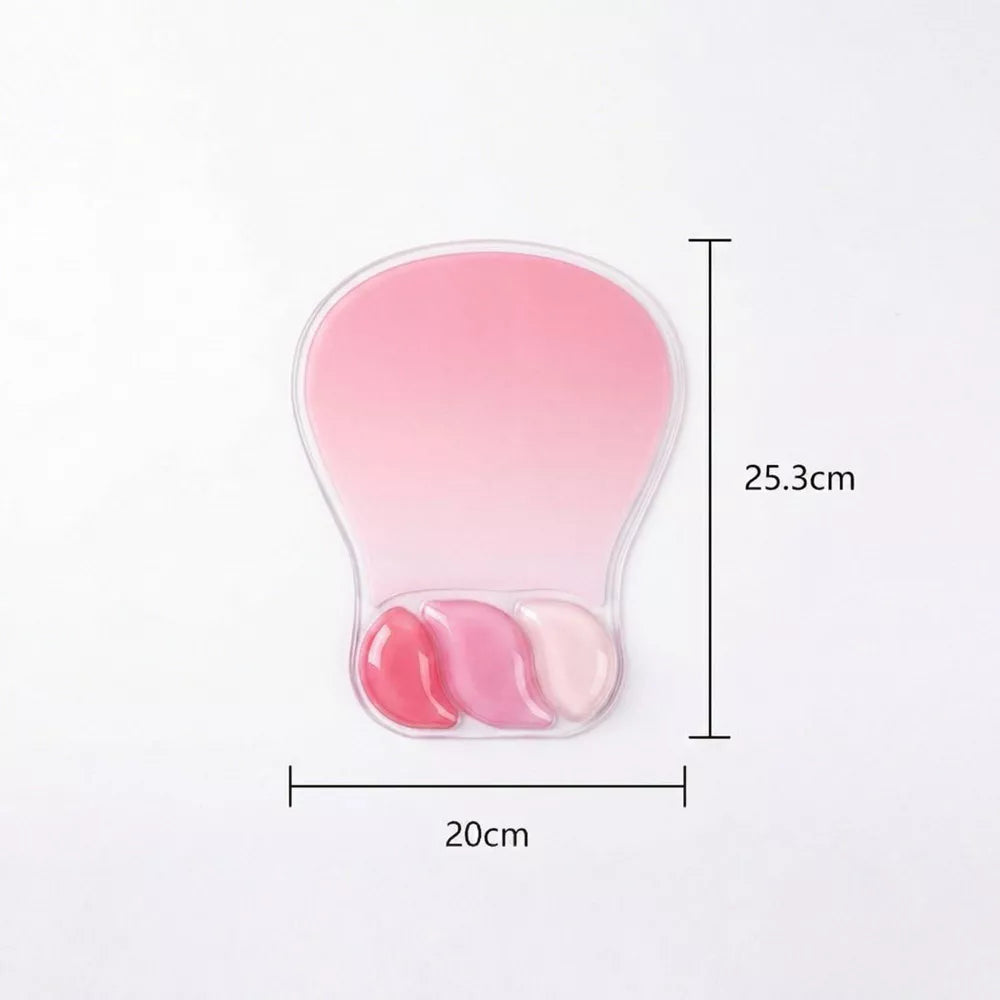 Ergonomic Cooling Gel Mouse Pad With Wrist Rest Cushion