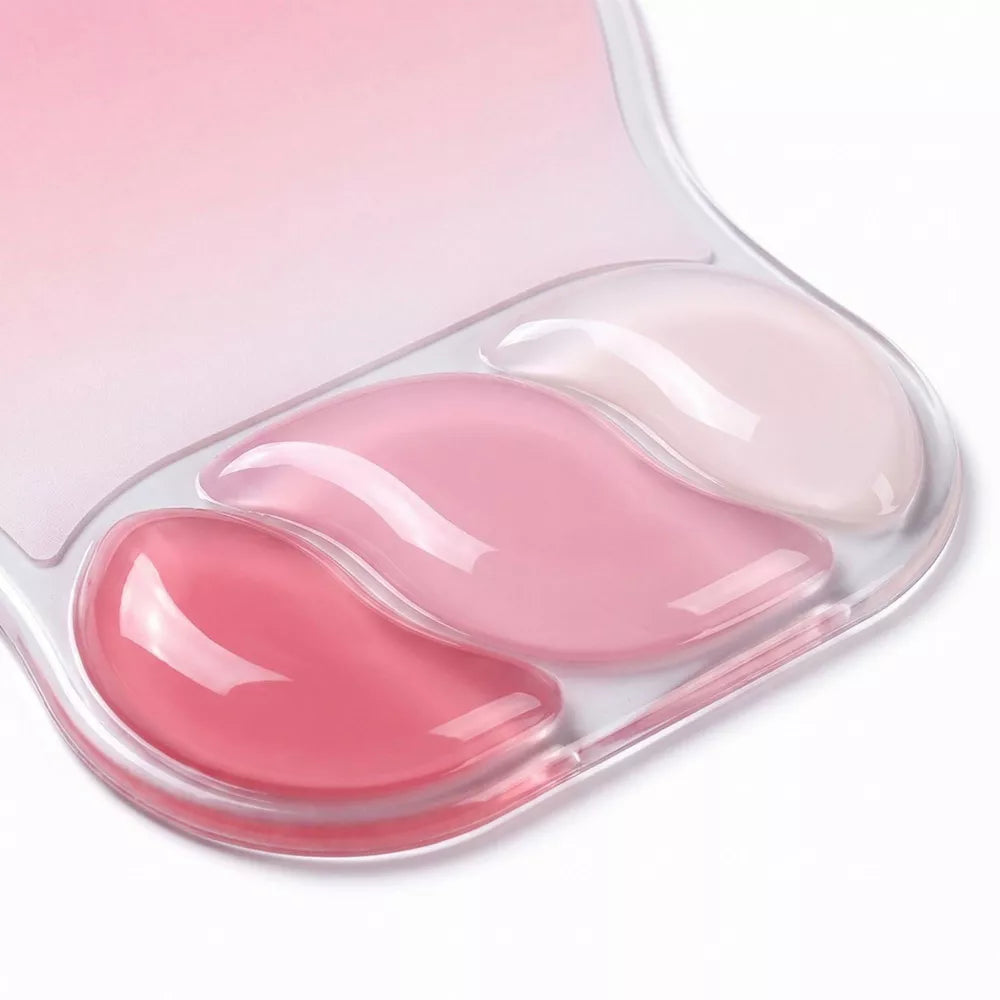 Ergonomic Cooling Gel Mouse Pad With Wrist Rest Cushion