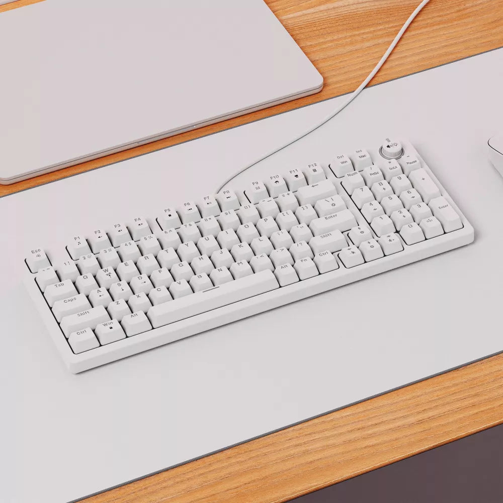 Full Size Wired Mechanical Keyboard With RGB Backlight