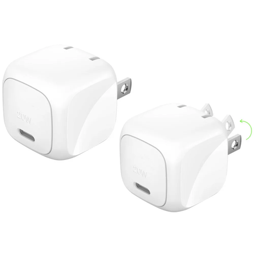 2 Pack 20W USB-C PD Compact Fast Charging Wall Charger