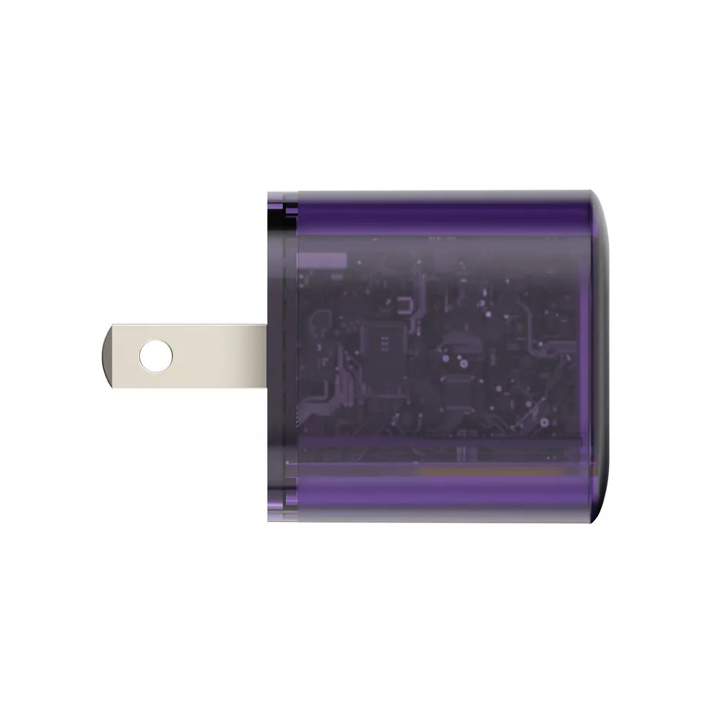 20W Transparent Single USB-C Wall Charger