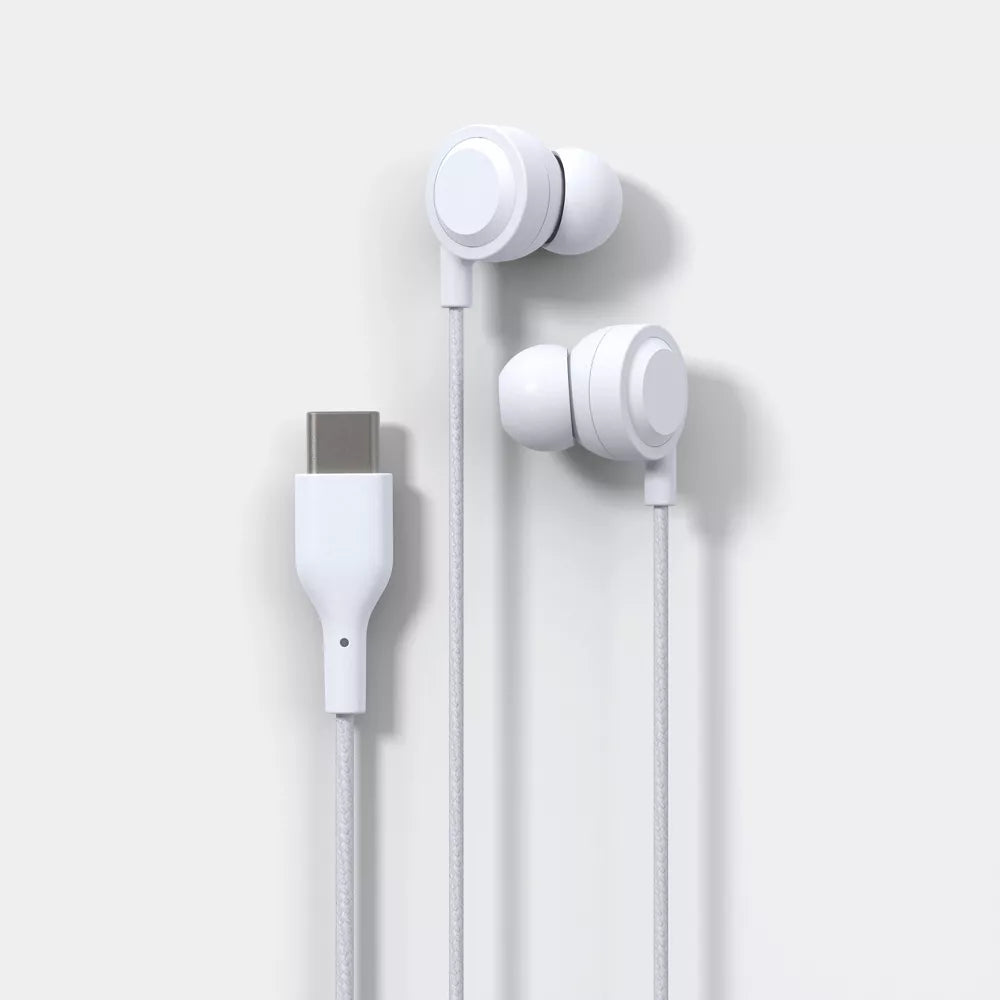 USB-C Wired In-Ear Earbuds With Built-in Microphone