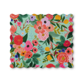 Scalloped Edge Floral Printed Mouse Pad For Desktop Decoration