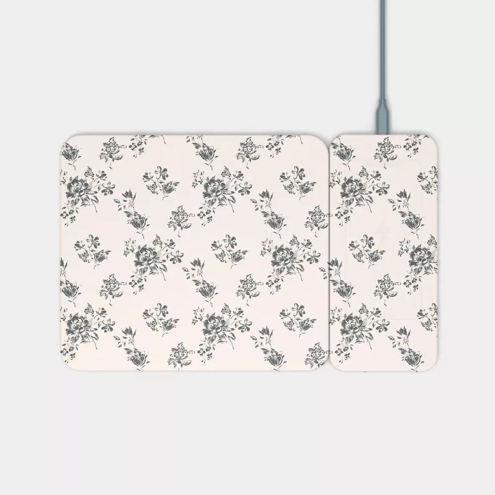 Wireless Charging Decorative Mouse Pad For Office Desktop