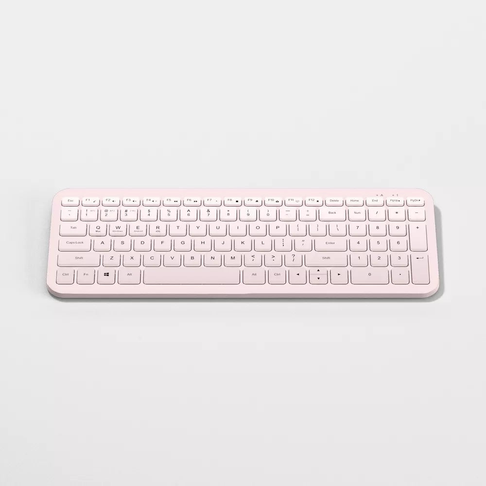 Full Size Low Profile Bluetooth Membrane Keyboard