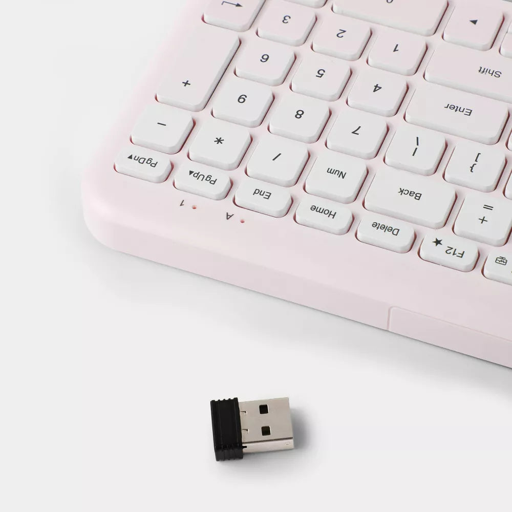 Full Size Low Profile Bluetooth Membrane Keyboard