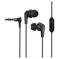 3.5mm Right-Angle TRRS Wired In-Ear Earbuds With Universal Inline Microphone