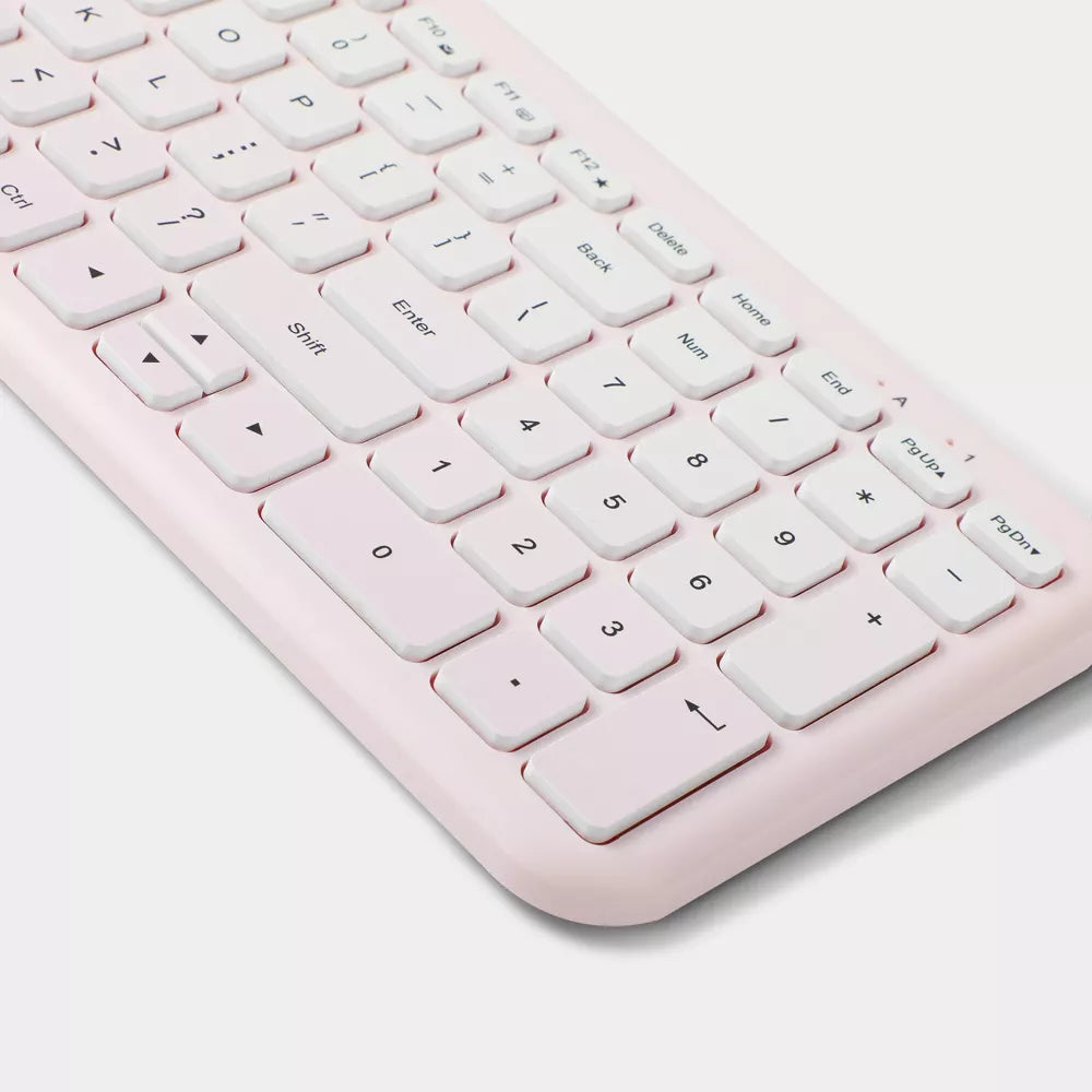 Full Size Low Profile Bluetooth Membrane Keyboard