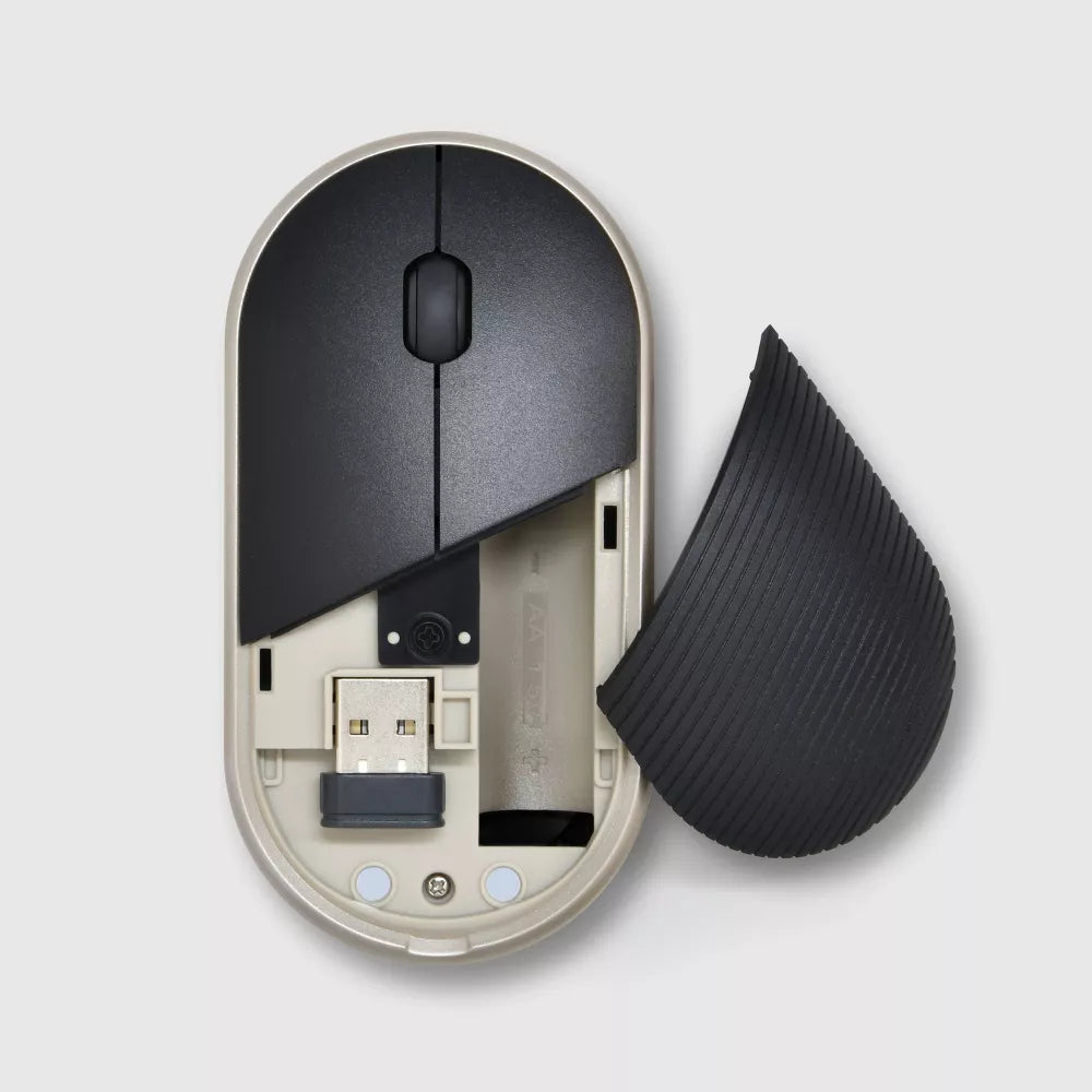 Compact Dual Mode Wireless Mouse With Multi-device Switch Function